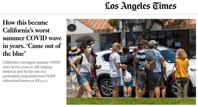 "How this became California's worst summer COVID wave in years. 'Came out of the blue'"